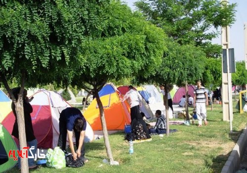 برپایی چادر در پارک های چهارمحال و بختیاری توسط مسافران ممنوع است