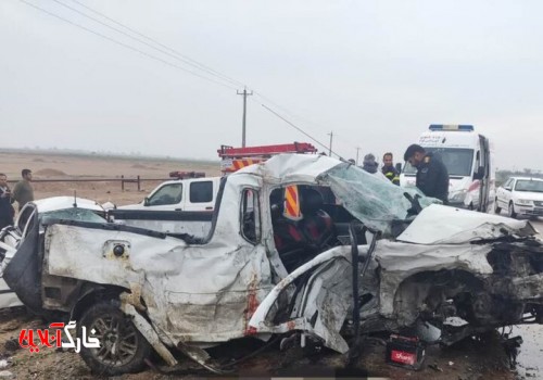 تصادف در جاده روستای محمدصالحی گناوه ۳ کشته و یک مصدوم در پی داشت