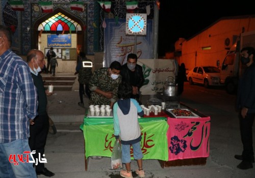 جشن میلاد امیرالمؤمنین (ع) در جایجای جزیره خارگ برگزار شد