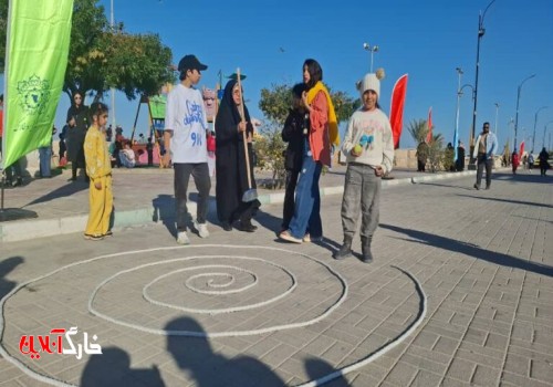 آغاز بکار جشنواره بازیهای بومی، محلی خارگ با استقبال کم نظیر شهروندان