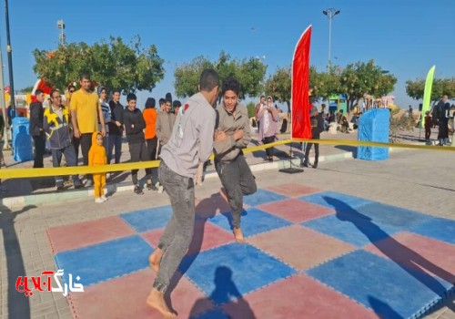 آغاز بکار جشنواره بازیهای بومی، محلی خارگ با استقبال کم نظیر شهروندان